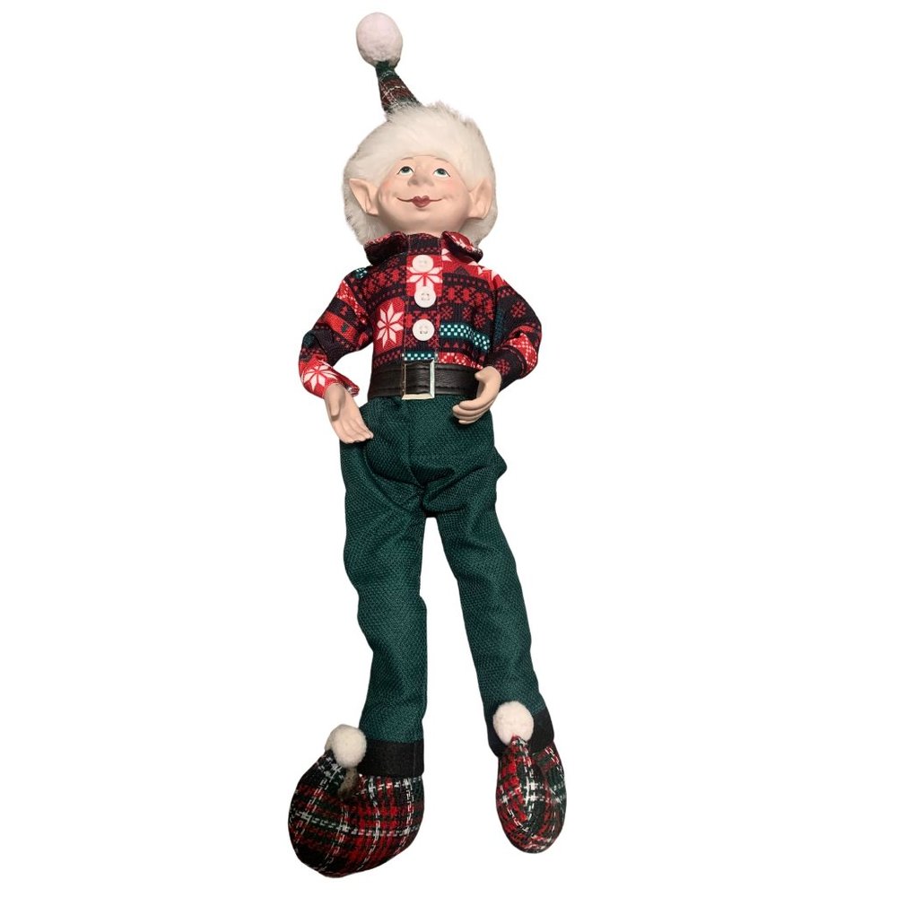 CHRISTMAS ELF FROM COSCO CHRISTMAS FIGURES CHRISTMAS GIFT TALL ELF 25"